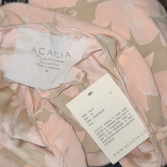 New acacia rumi skirt south pacific silk M stretch - Picture 7 of 16